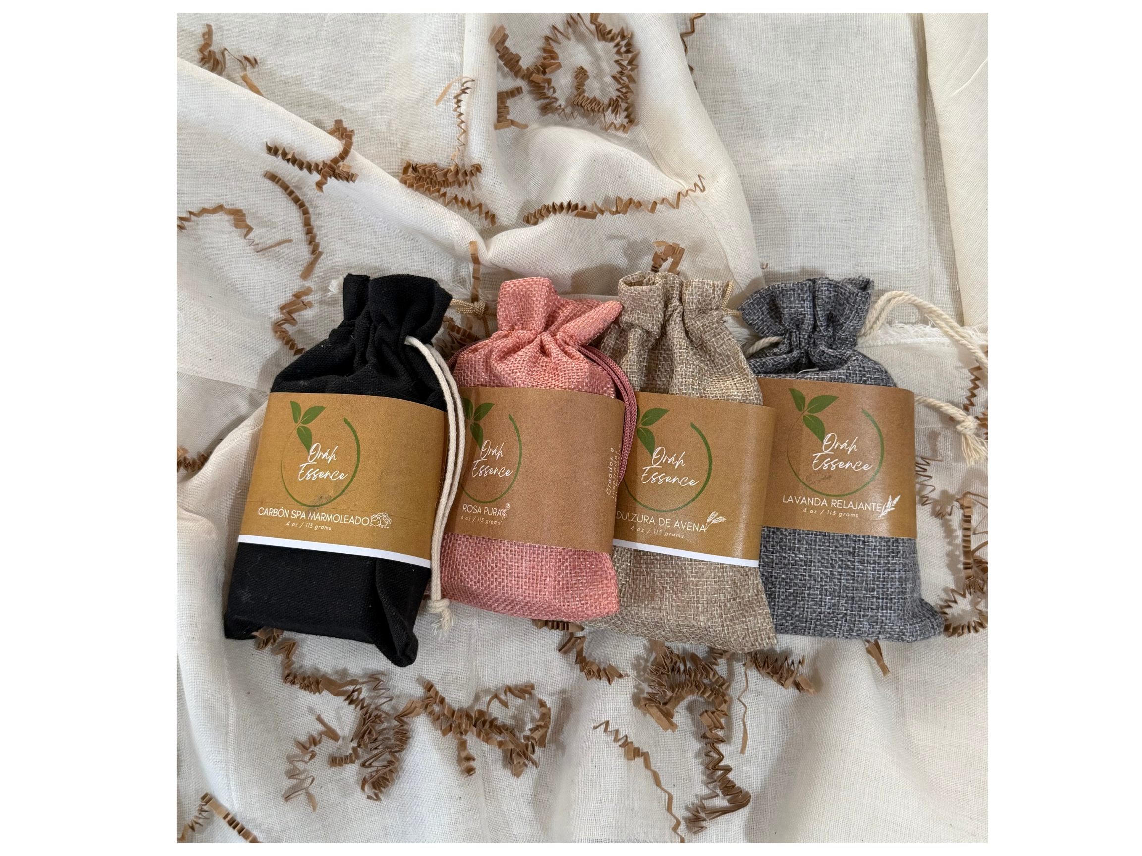 A beautifully packaged set featuring four handcrafted natural soaps made with nourishing, skin-loving ingredients. Designed to gently cleanse and moisturize, this gift box offers a complete self-care experience in every bar. Perfect for thoughtful gifting or treating yourself to everyday luxury.