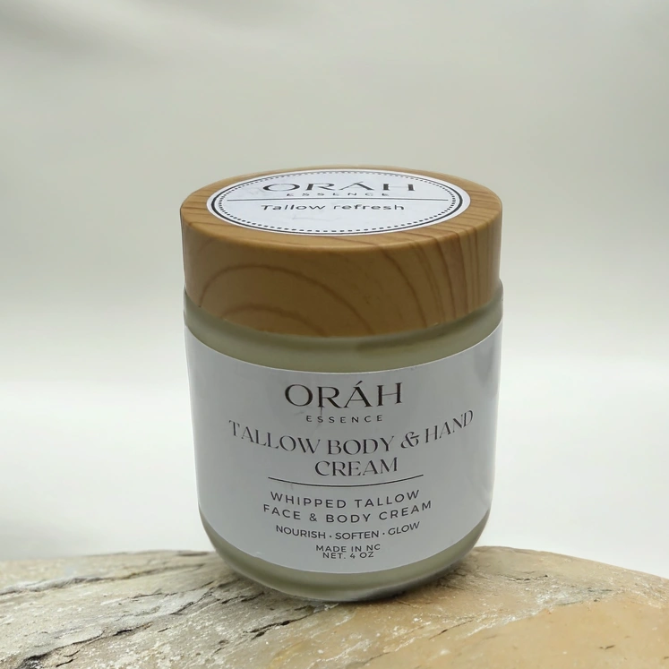 Whipped Tallow Body & Hand Cream – Deeply Nourishing Natural Cream