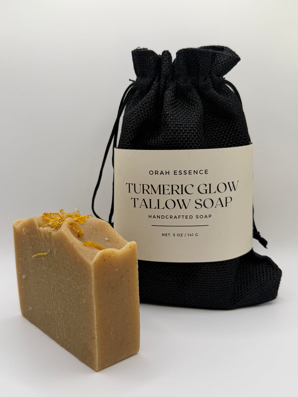 A nourishing, skin-loving soap crafted with tallow and infused with the natural power of turmeric. Designed to gently cleanse while supporting a radiant, healthy-looking glow. Rich, creamy, and deeply moisturizing—your daily ritual for balanced, luminous skin.